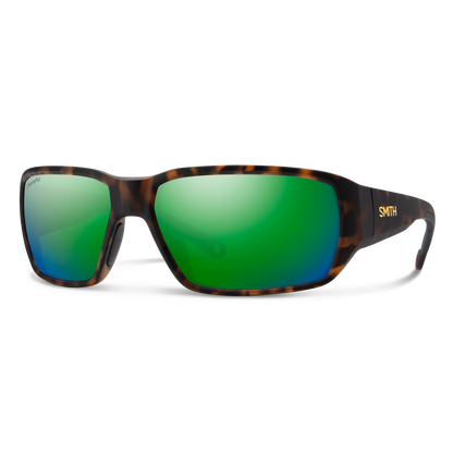 Hookset, Lunettes de soleil + Écaille mate | Verre ChromaPop polarisé vert miroir