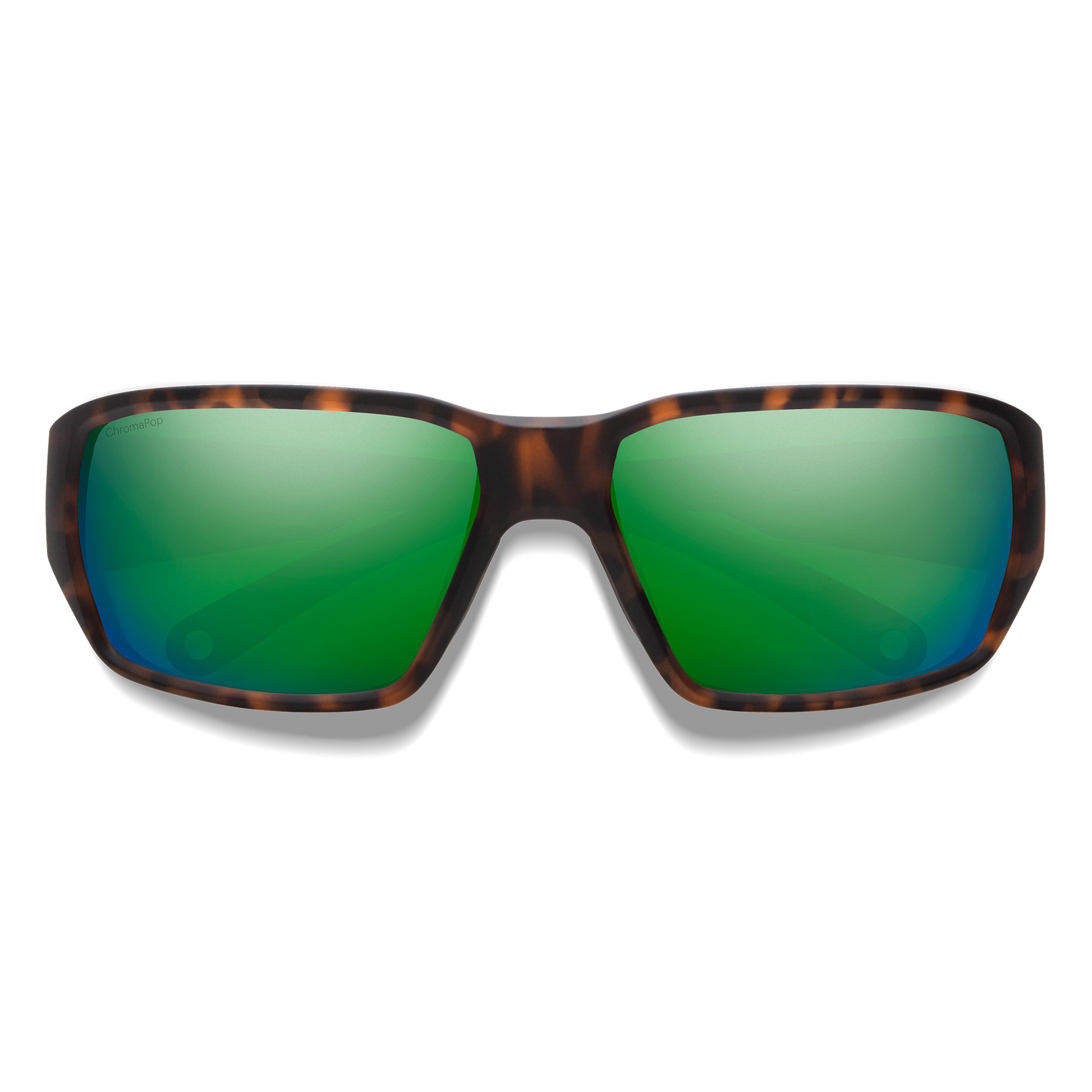 Hookset, Lunettes de soleil + Écaille mate | Verre ChromaPop polarisé vert miroir