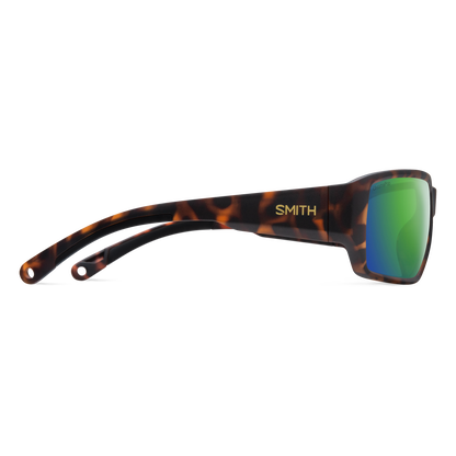 Hookset, Lunettes de soleil + Écaille mate | Verre ChromaPop polarisé vert miroir