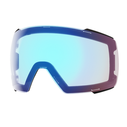 I/O MAG Low Bridge Fit, Black | ChromaPop Pro Photochromic Blue Mirror