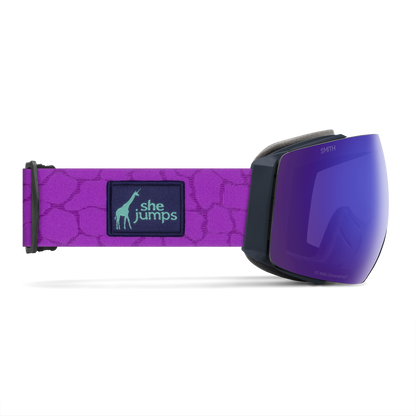 I/O MAG Low Bridge Fit, Black | ChromaPop Pro Photochromic Blue Mirror