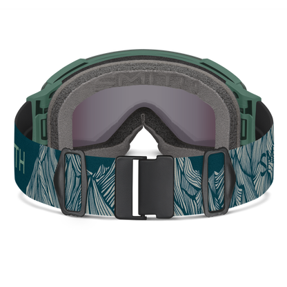 I/O MAG Low Bridge Fit, Black | ChromaPop Pro Photochromic Blue Mirror