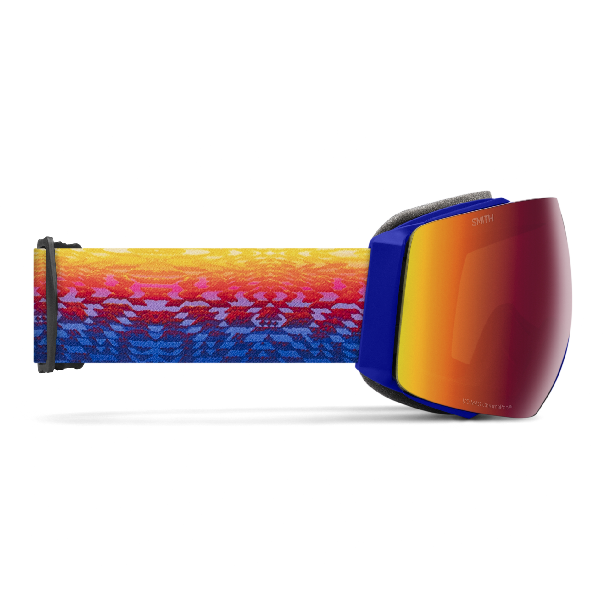 I/O MAG Low Bridge Fit, Black | ChromaPop Pro Photochromic Blue Mirror