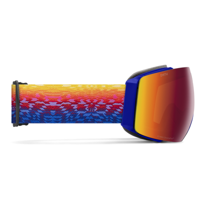 I/O MAG Low Bridge Fit, Black | ChromaPop Pro Photochromic Blue Mirror