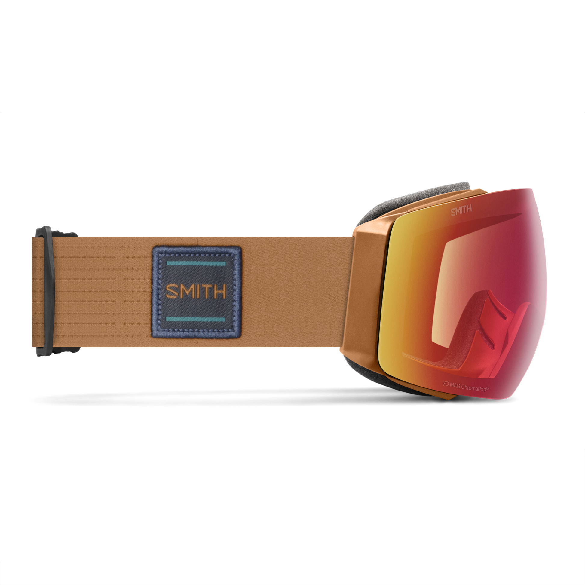 I/O MAG Low Bridge Fit, Black | ChromaPop Pro Photochromic Blue Mirror