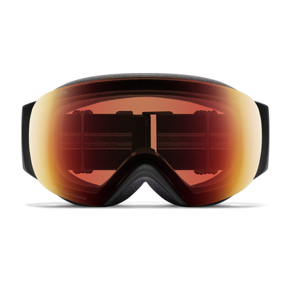 I/O MAG S Low Bridge Fit - Past Season, Black | ChromaPop Pro Photochromic Red Mirror