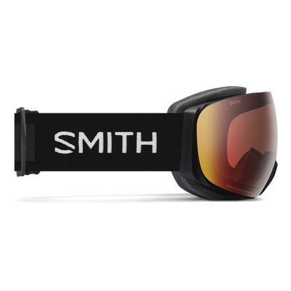I/O MAG S Low Bridge Fit - Past Season, Black | ChromaPop Pro Photochromic Red Mirror