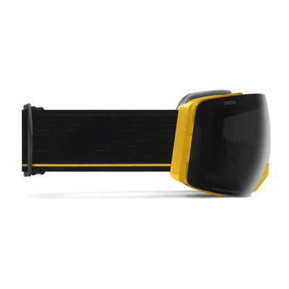 I/O MAG XL Low Bridge Fit, Black | ChromaPop Pro Photochromic Gold Mirror