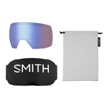 I/O MAG XL Low Bridge Fit, Black | ChromaPop Pro Photochromic Gold Mirror