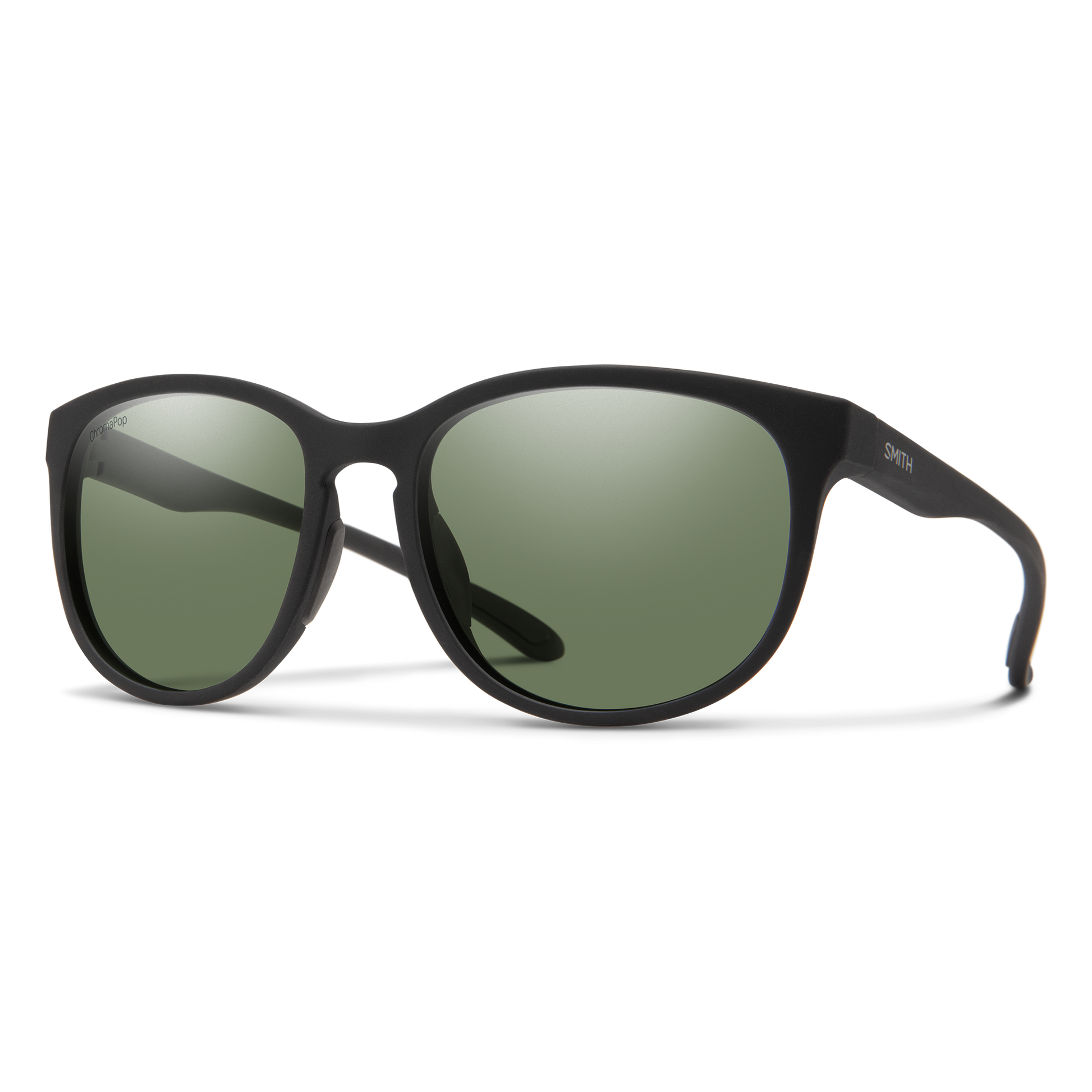 Lake Shasta, Sunglasses + Matte Black | ChromaPop Polarized Gray Green
