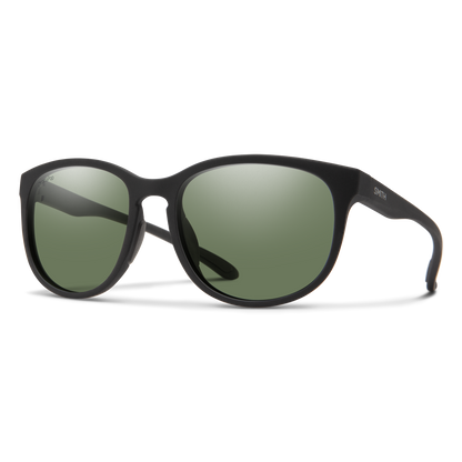 Lake Shasta, Sunglasses + Matte Black | ChromaPop Polarized Gray Green