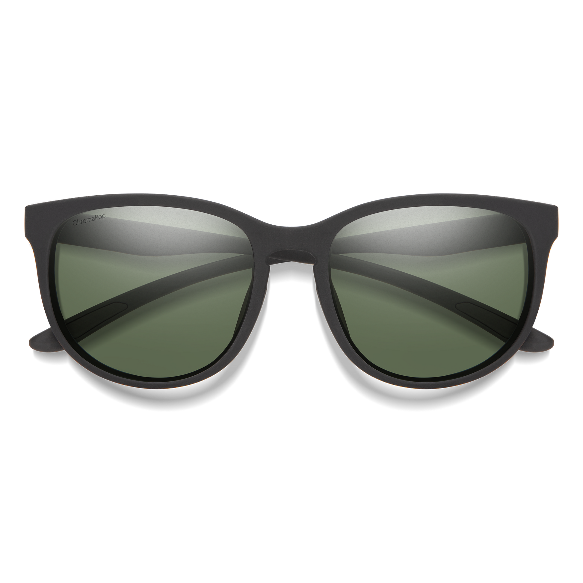Lake Shasta, Sunglasses + Matte Black | ChromaPop Polarized Gray Green