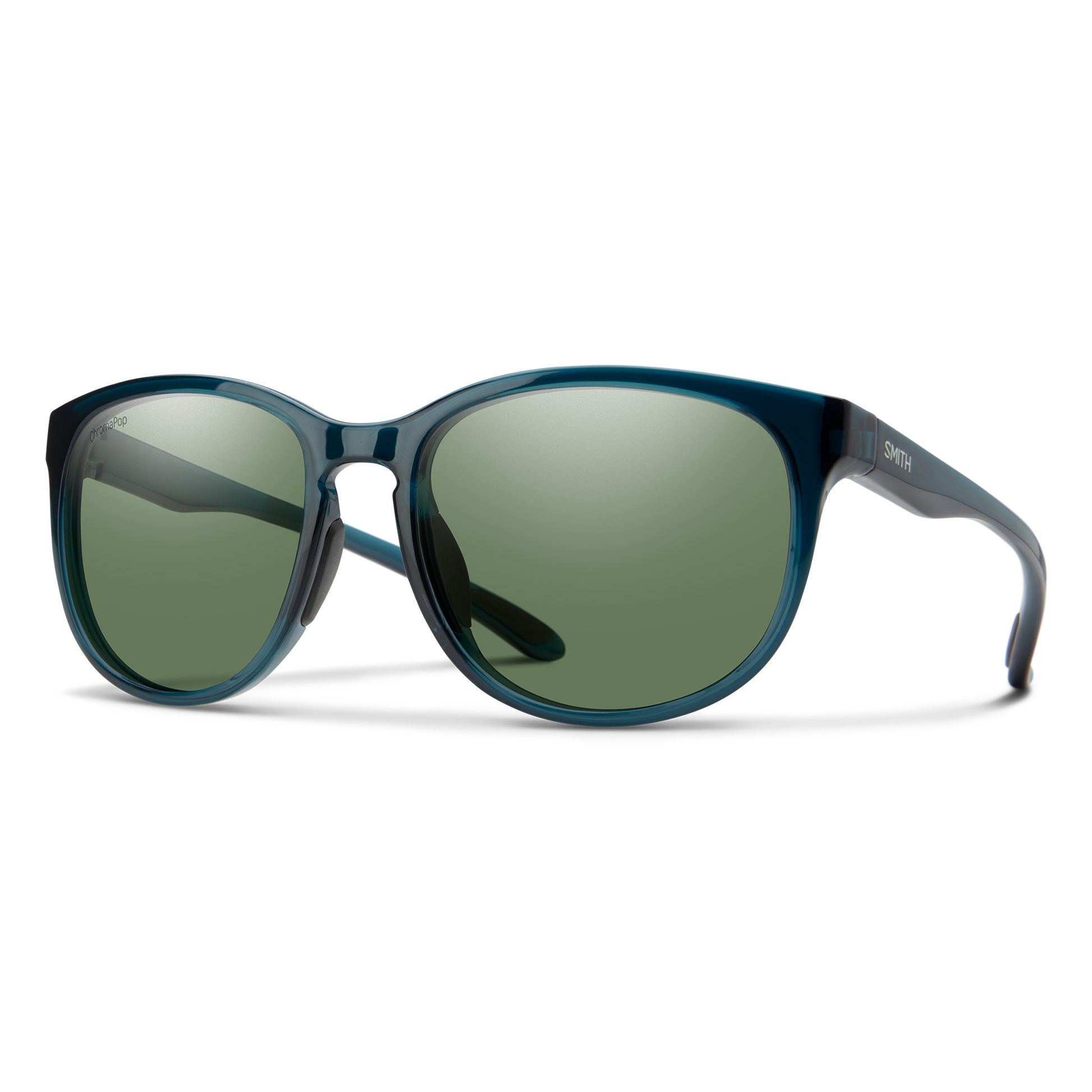 Lake Shasta, Sunglasses + Matte Black | ChromaPop Polarized Gray Green