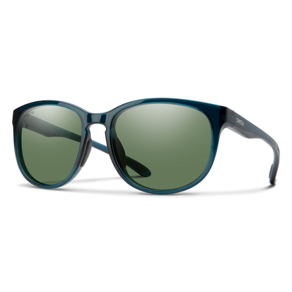 Lake Shasta, Sunglasses + Matte Black | ChromaPop Polarized Gray Green