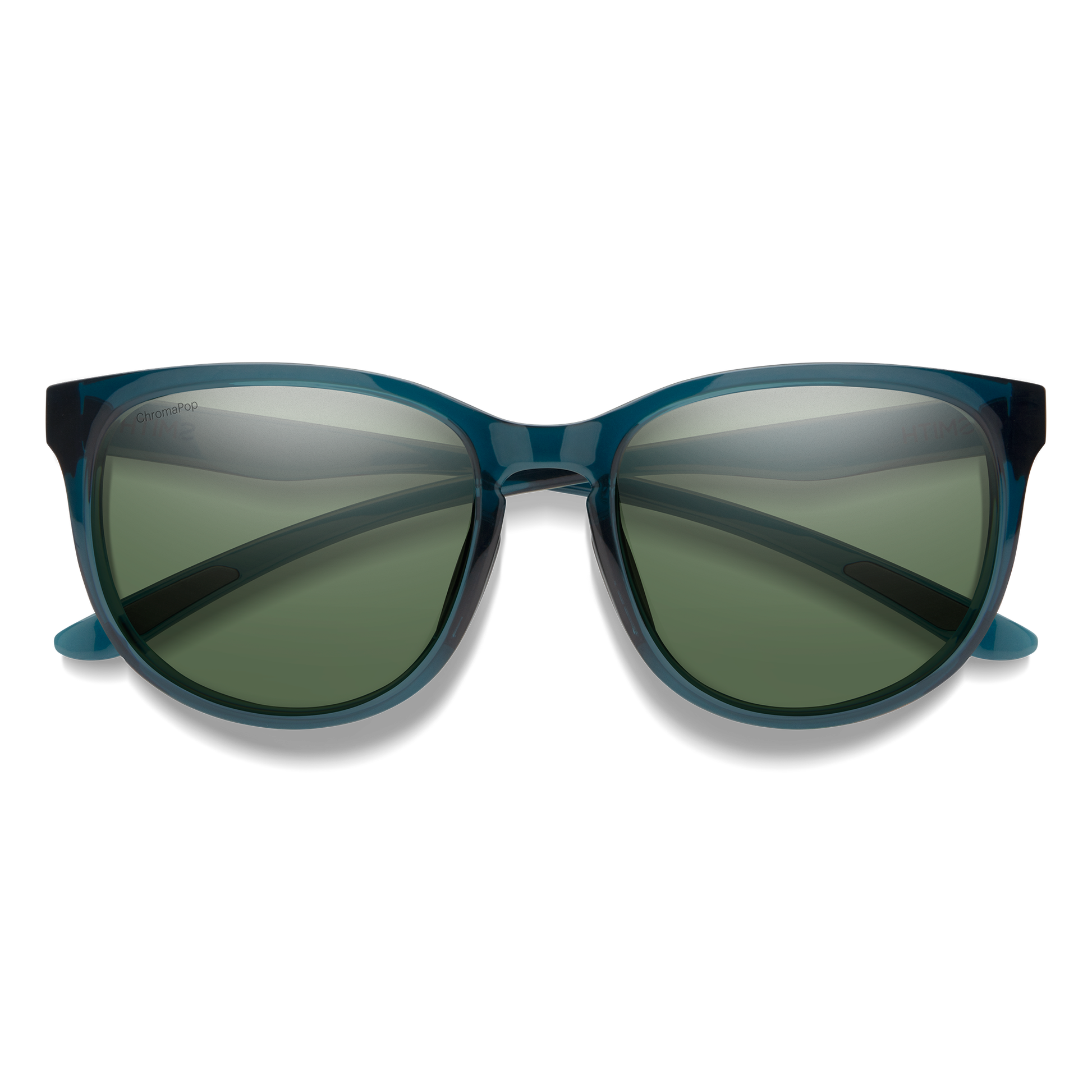 Lake Shasta, Sunglasses + Matte Black | ChromaPop Polarized Gray Green