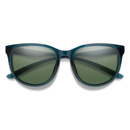 Lake Shasta, Sunglasses + Matte Black | ChromaPop Polarized Gray Green