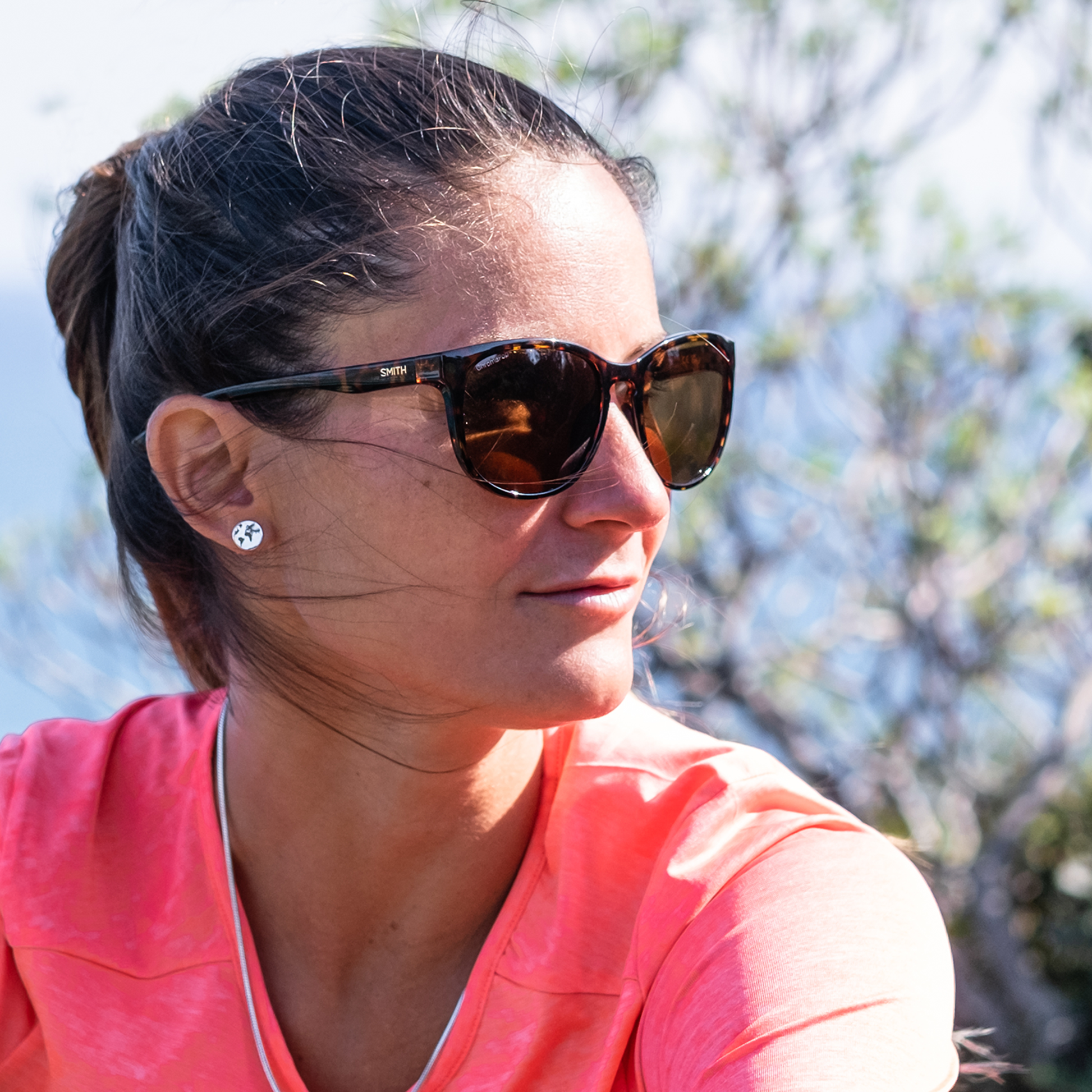 Lake Shasta, Sunglasses + Matte Black | ChromaPop Polarized Gray Green