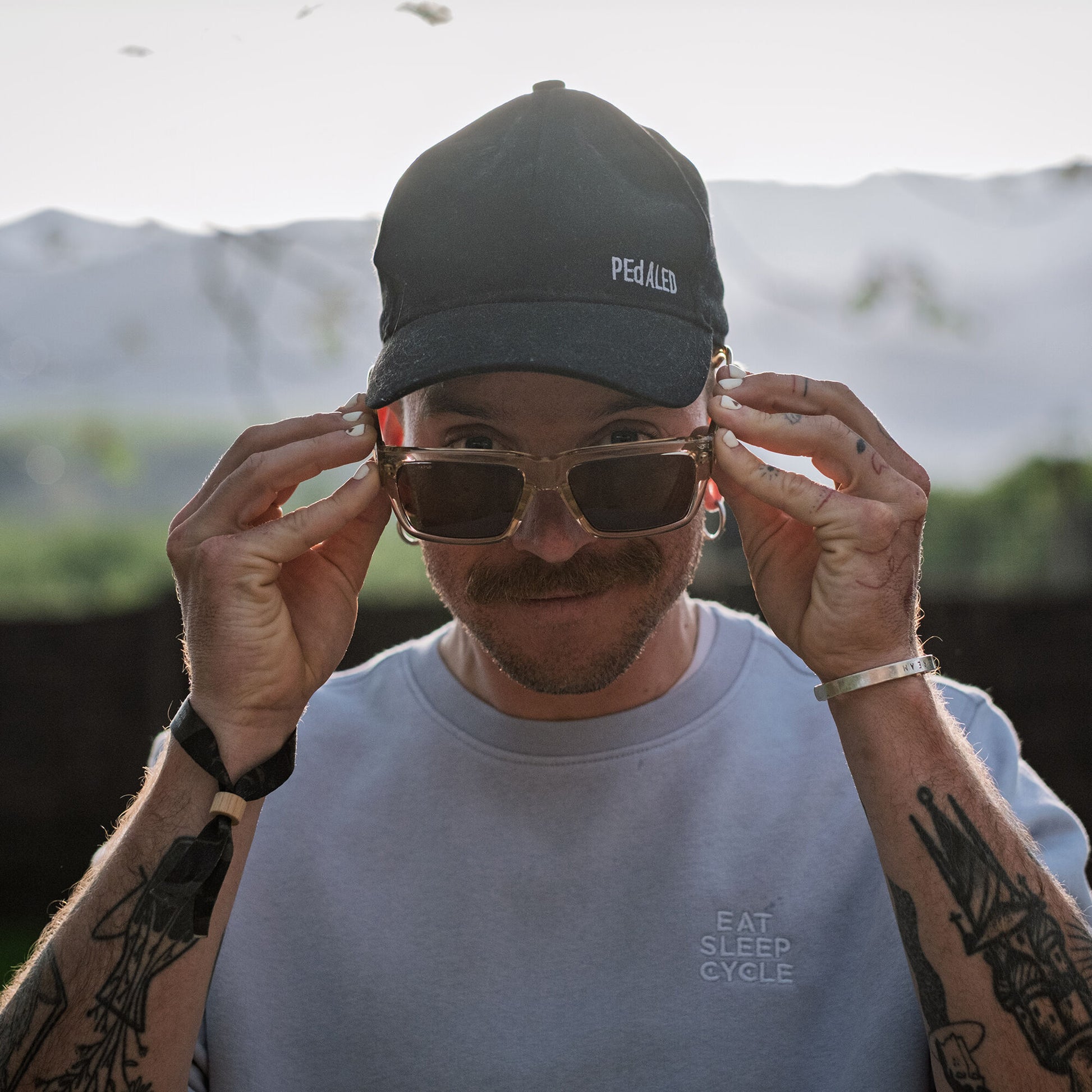 Lineup, Lunettes de soleil + Cristal de bois de rose | ChromaPop marron polarisé