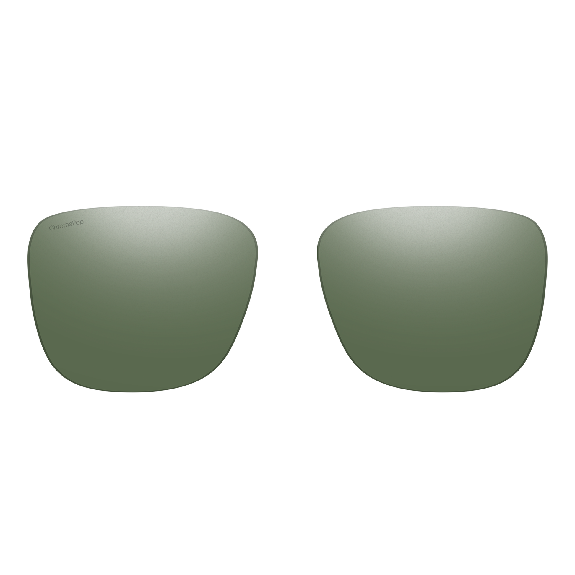Lowdown 2 Sunglass Replacement Lens, ChromaPop Polarized Gray Green
