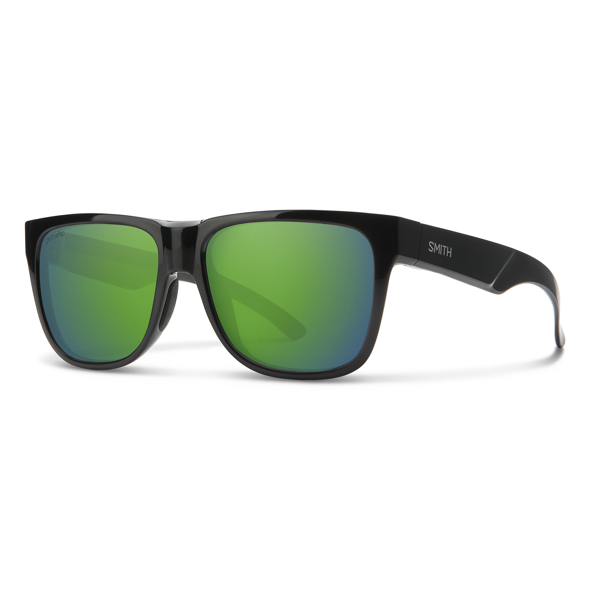 Lowdown 2 RX, Prescription + Matte Black + ChromaPop Polarized Green Mirror