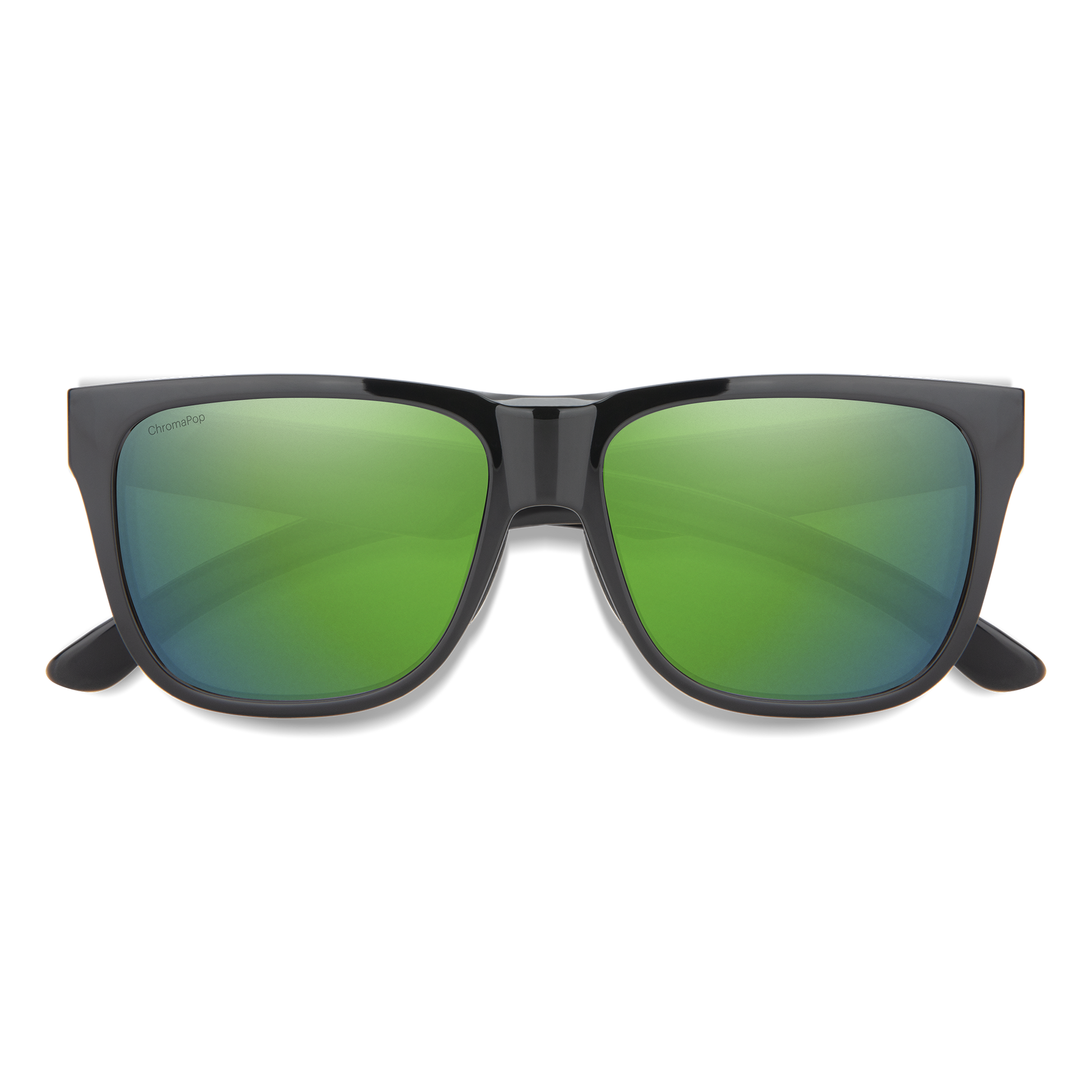 Lowdown 2 RX, Prescription + Matte Black + ChromaPop Polarized Green Mirror