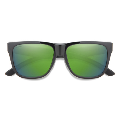 Lowdown 2 RX, Prescription + Matte Black + ChromaPop Polarized Green Mirror