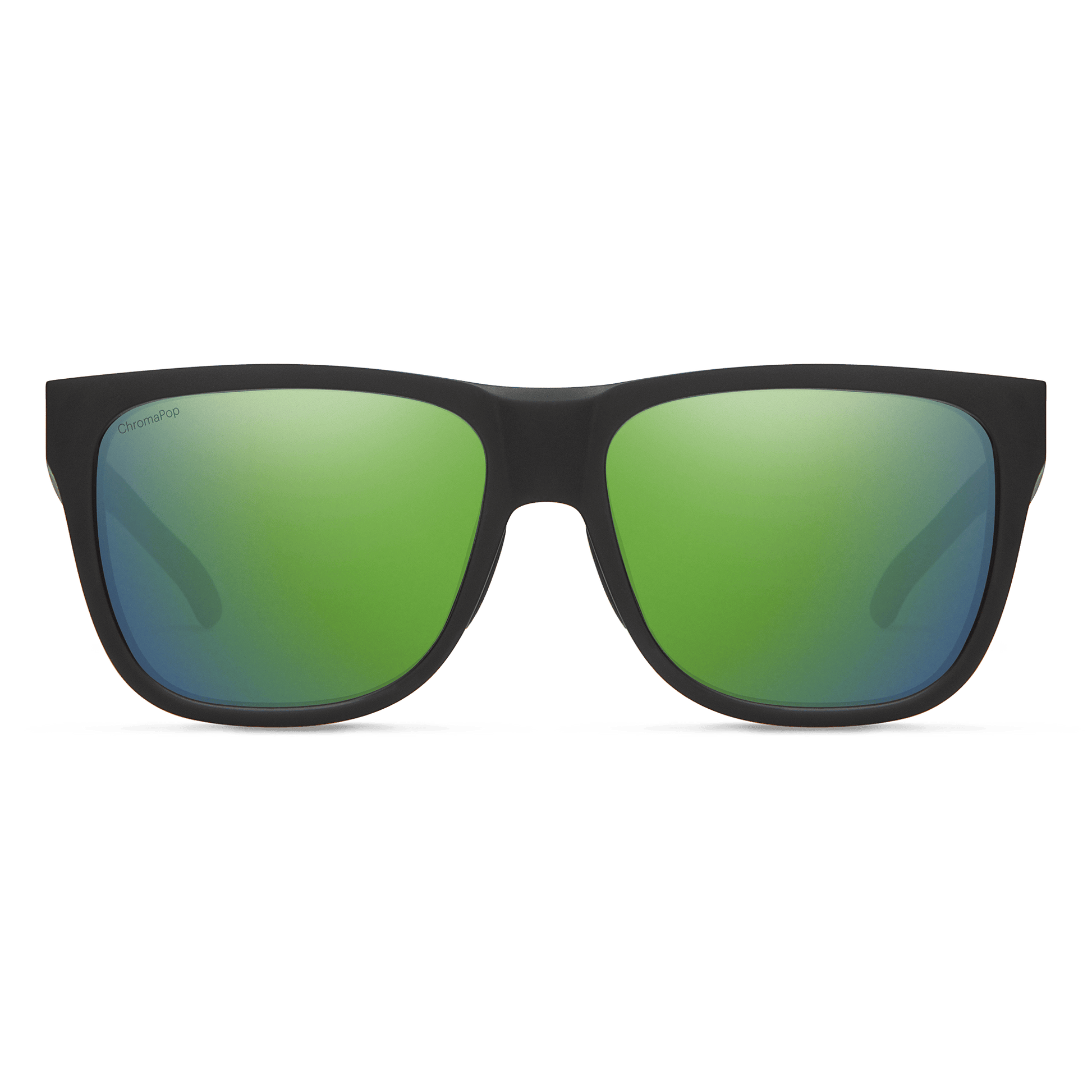 Lowdown 2 RX, Prescription + Matte Black + ChromaPop Polarized Green Mirror