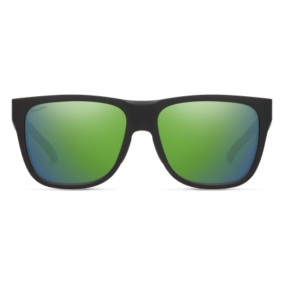 Lowdown 2 RX, Prescription + Matte Black + ChromaPop Polarized Green Mirror
