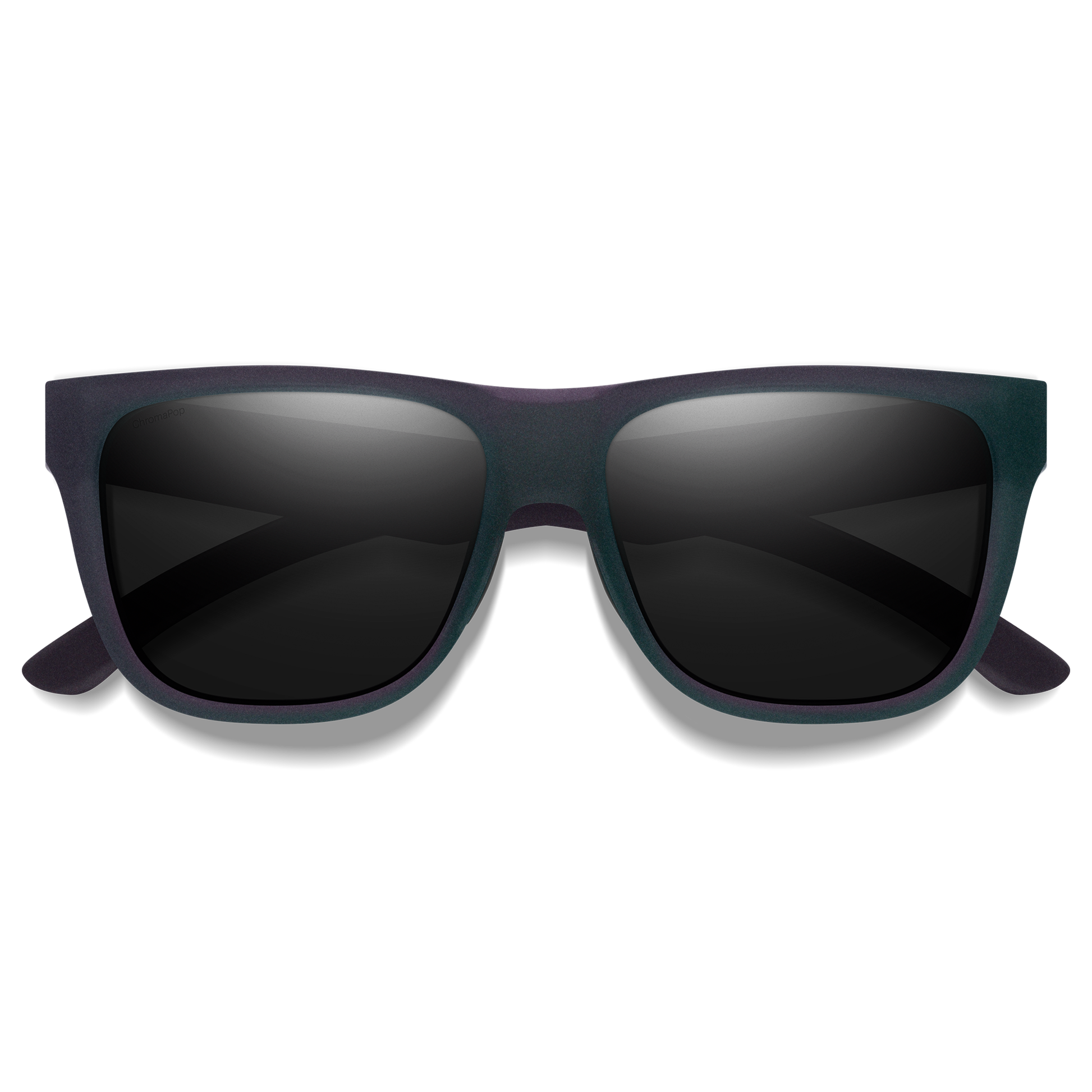 Lowdown 2, Sunglasses + Matte Black | ChromaPop Glass Polarized Blue Mirror