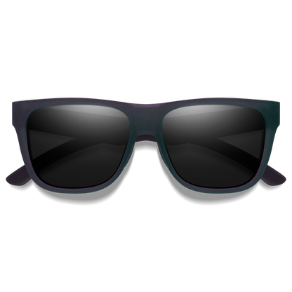 Lowdown 2, Sunglasses + Matte Black | ChromaPop Glass Polarized Blue Mirror