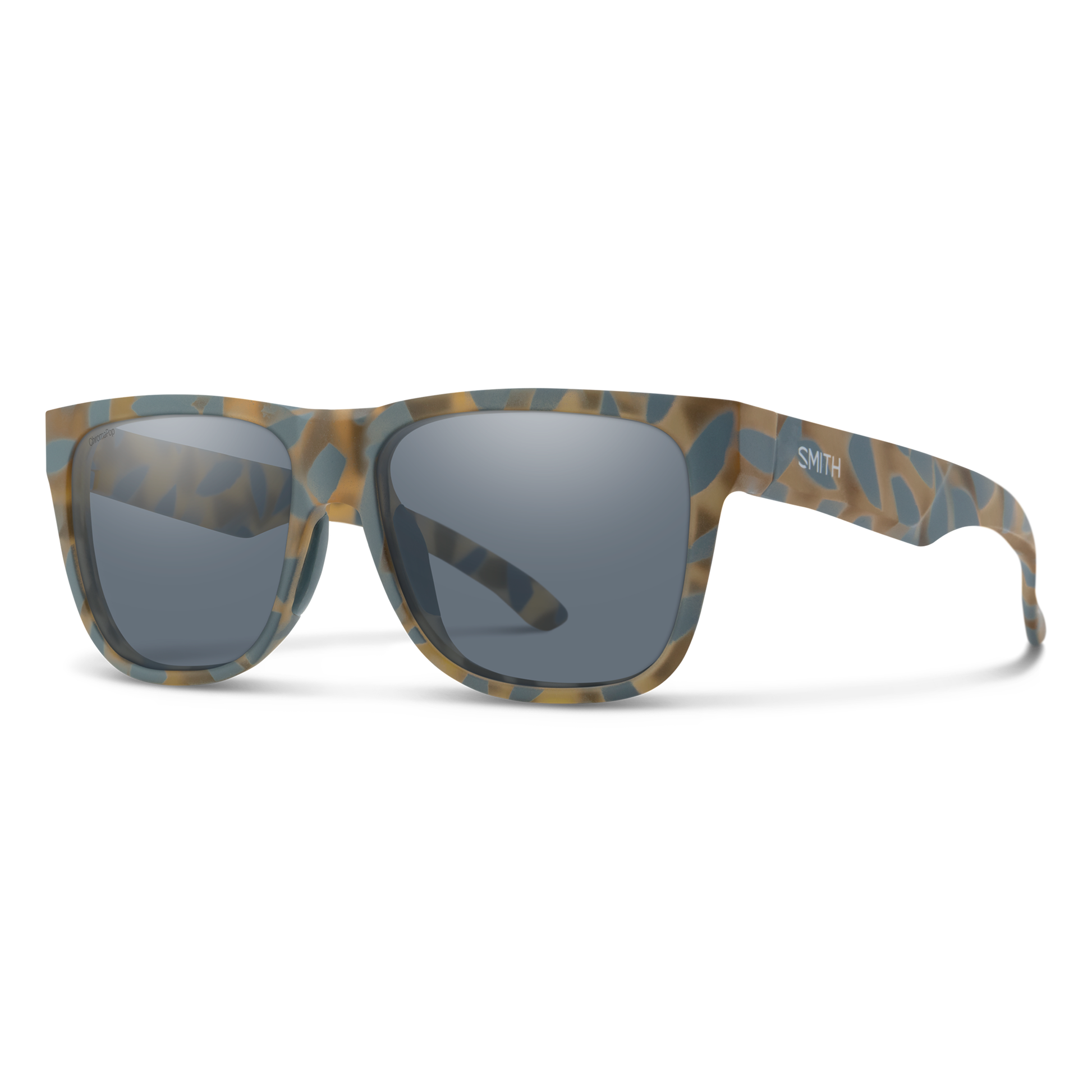 Lowdown 2, Sunglasses + Matte Black | ChromaPop Glass Polarized Blue Mirror