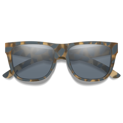Lowdown 2, Sunglasses + Matte Black | ChromaPop Glass Polarized Blue Mirror