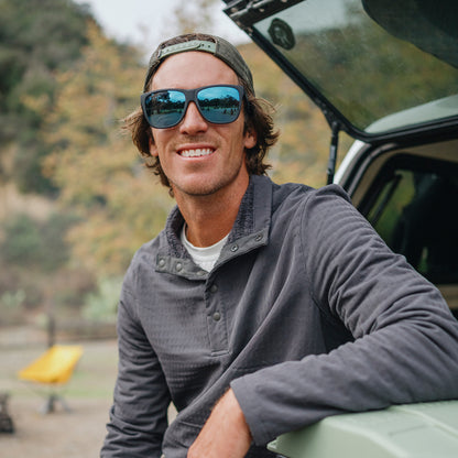 Lowdown XL 2, Sunglasses + Matte Black | ChromaPop Gray Green