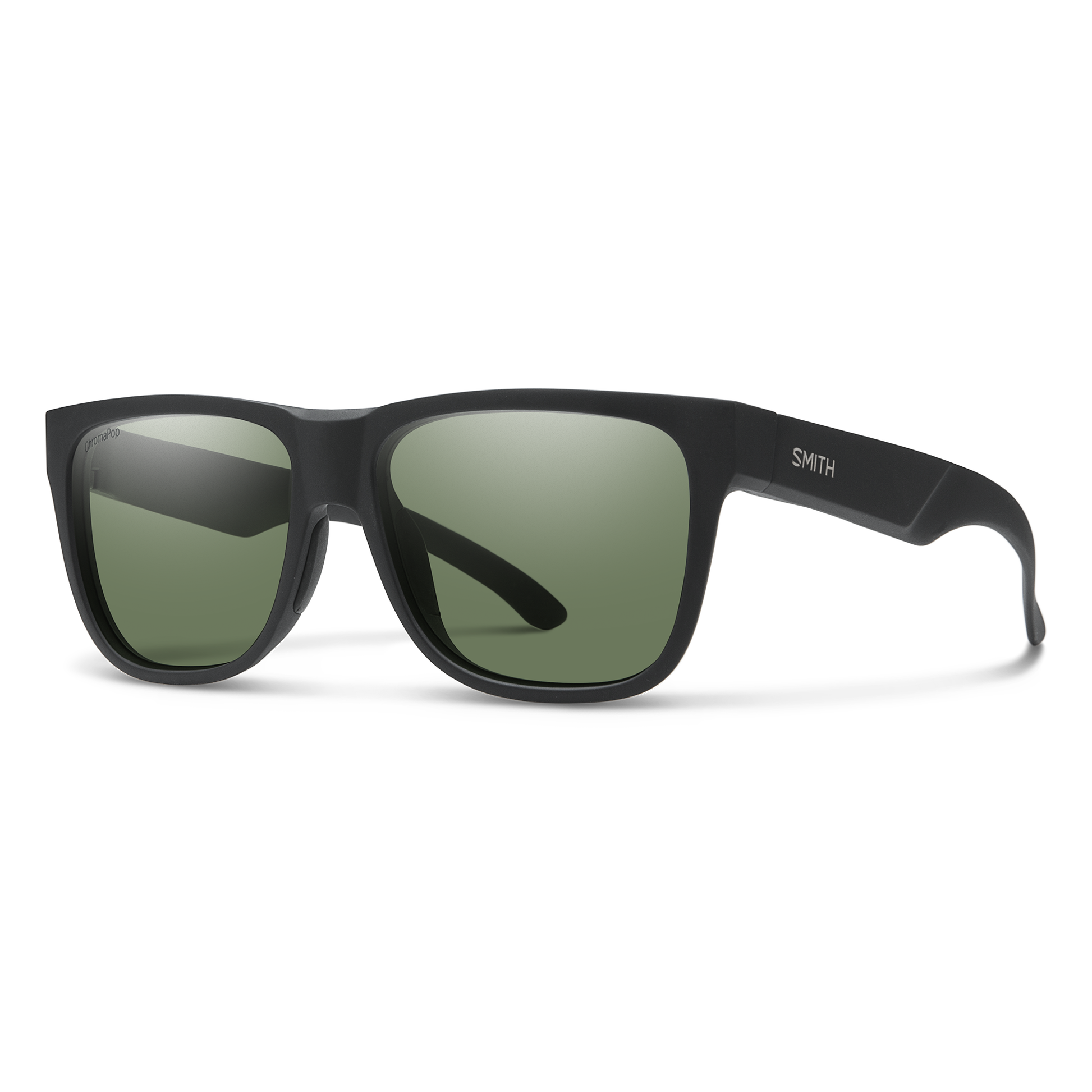 Lowdown 2, Sunglasses + Matte Black | ChromaPop Glass Polarized Blue Mirror