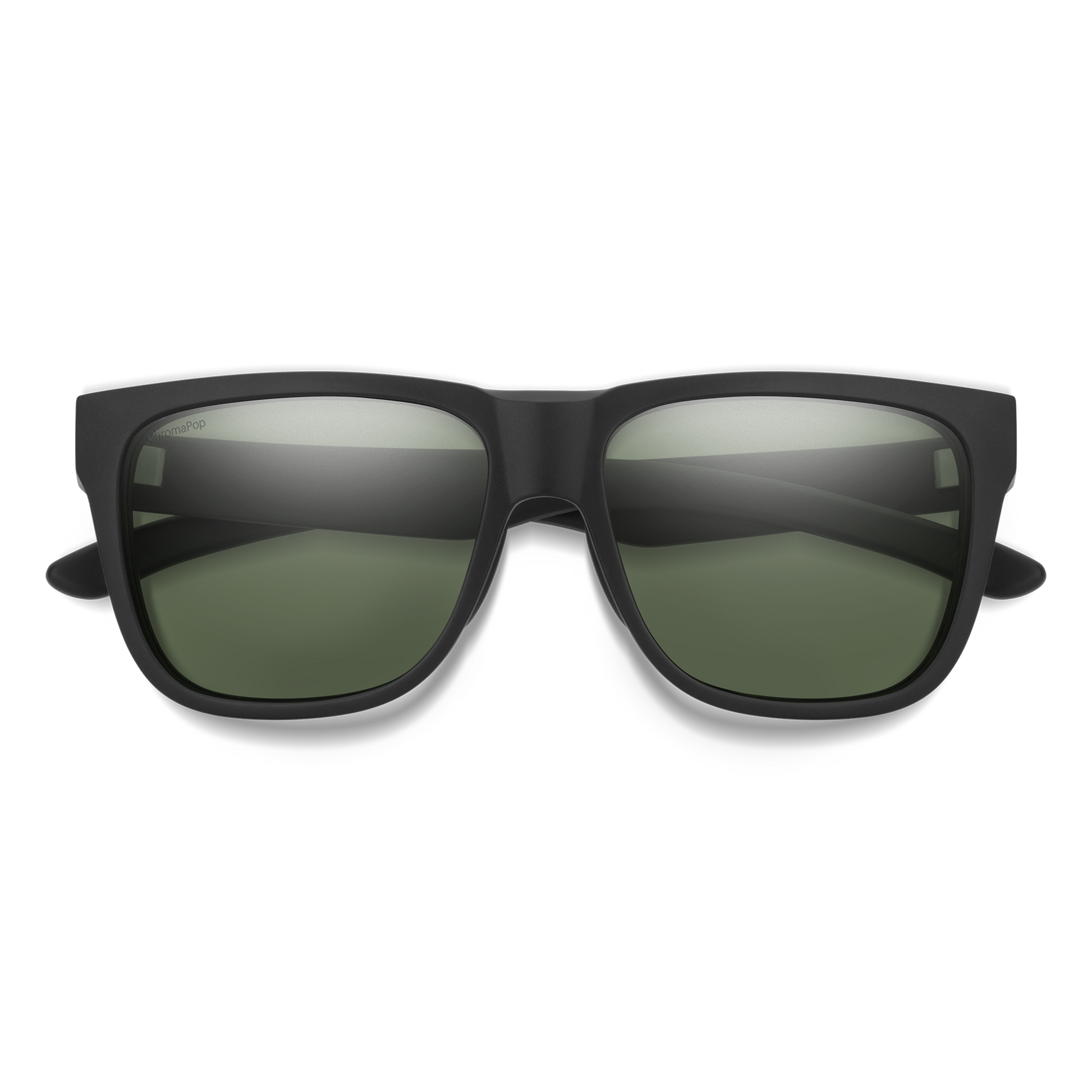 Lowdown 2, Sunglasses + Matte Black | ChromaPop Glass Polarized Blue Mirror