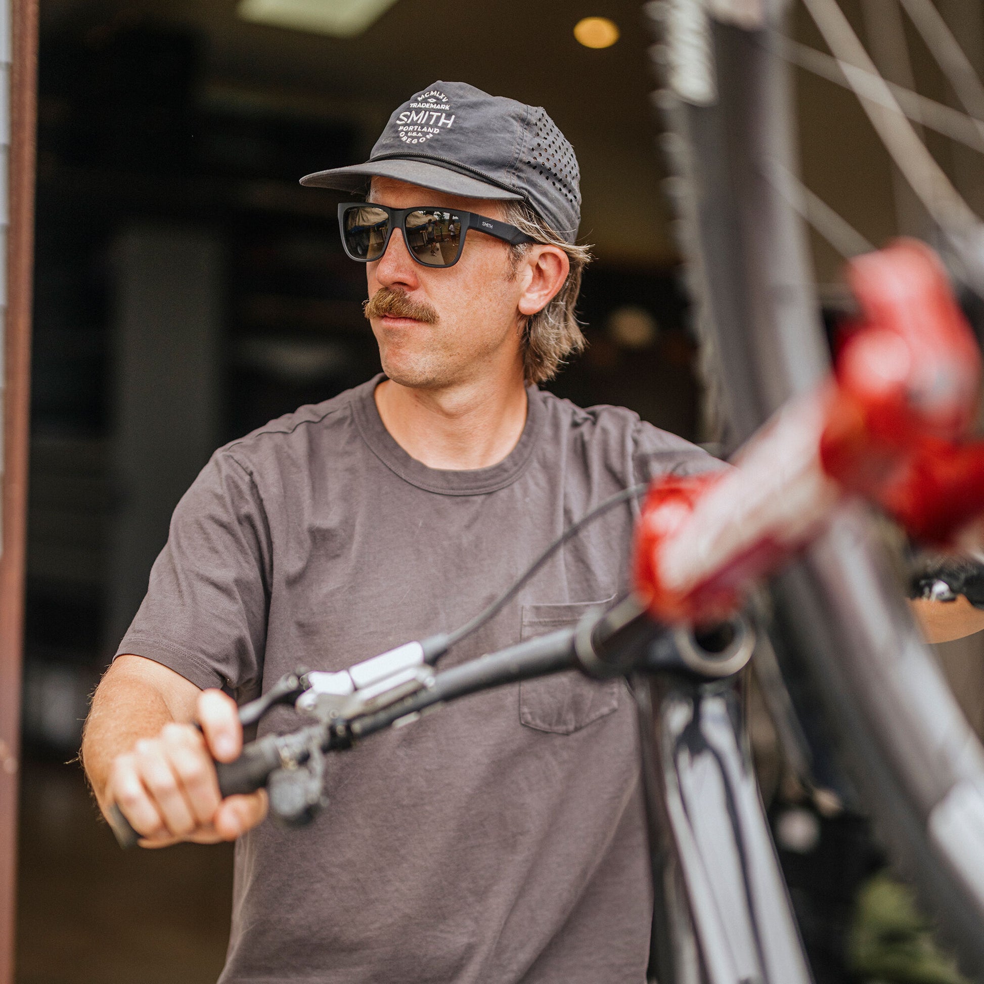 Lowdown 2, Sunglasses + Matte Black | ChromaPop Glass Polarized Blue Mirror