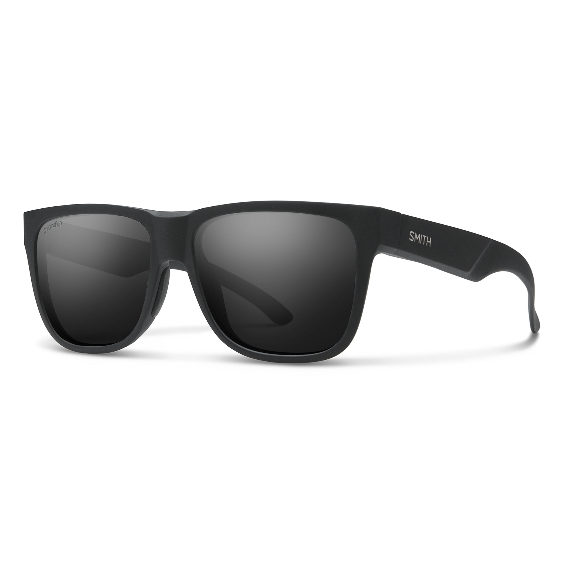 Lowdown 2, Sunglasses + Matte Black | ChromaPop Glass Polarized Blue Mirror