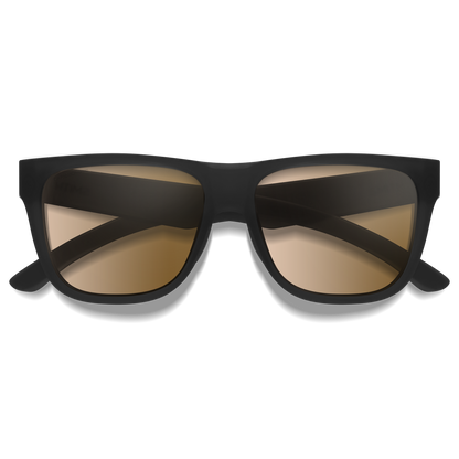 Lowdown 2, Sunglasses + Matte Black | ChromaPop Glass Polarized Blue Mirror