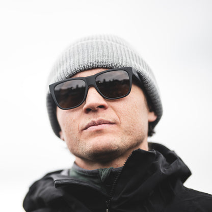 Lowdown 2, Sunglasses + Matte Black | ChromaPop Glass Polarized Black