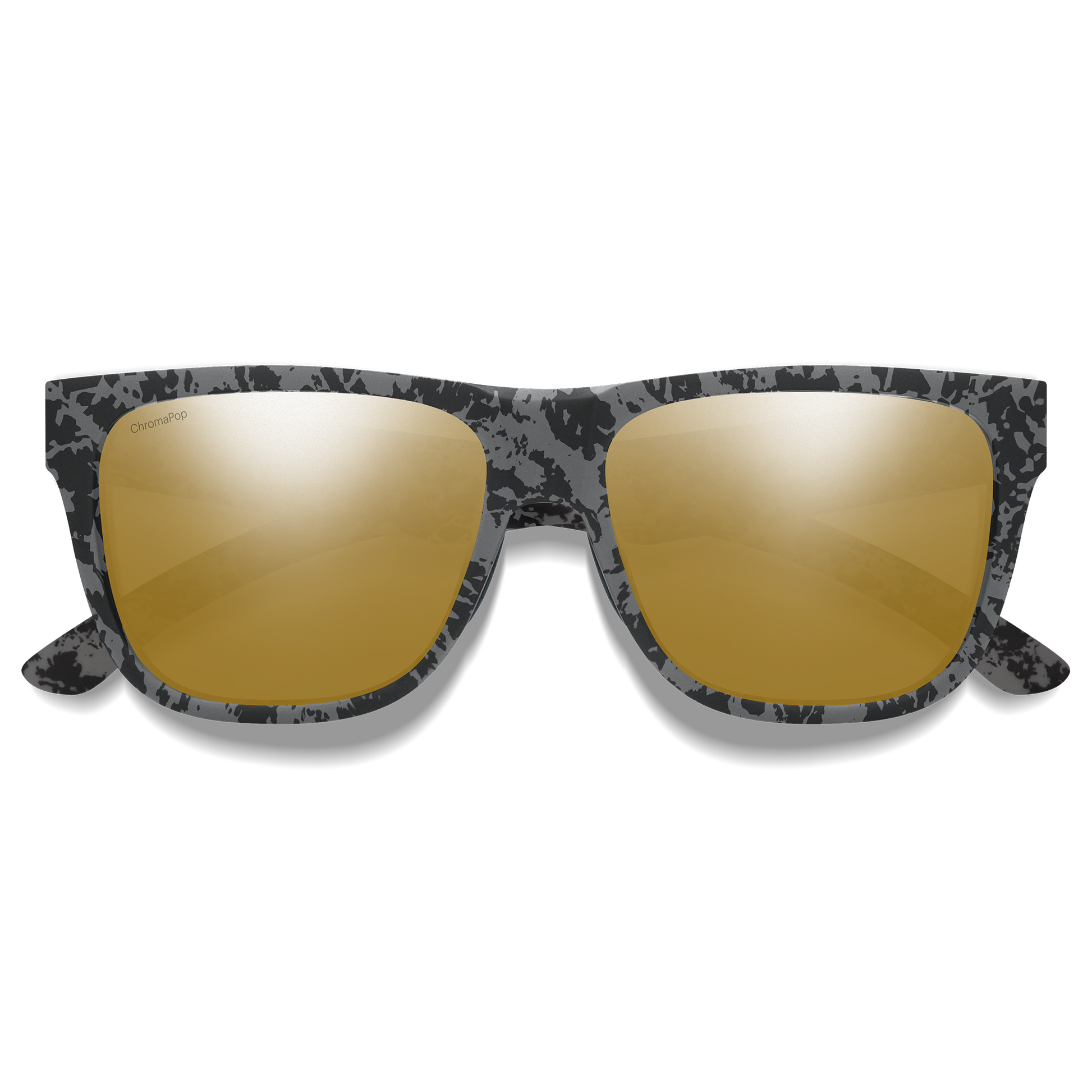 Lowdown 2, Sunglasses + Matte Black | ChromaPop Glass Polarized Blue Mirror