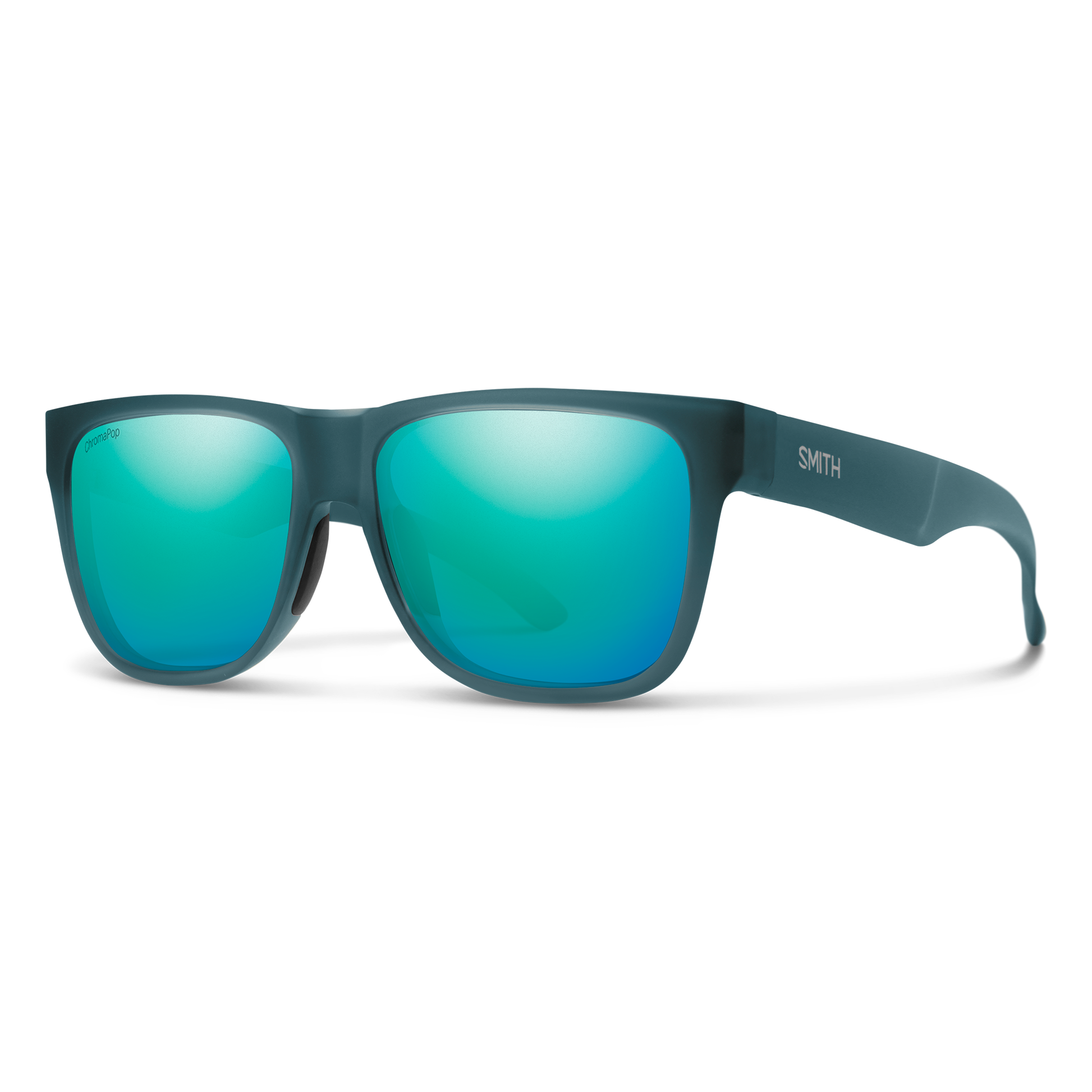Lowdown 2, Sunglasses + Matte Black | ChromaPop Glass Polarized Blue Mirror