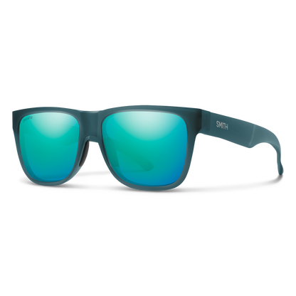 Lowdown 2, Sunglasses + Matte Black | ChromaPop Glass Polarized Blue Mirror