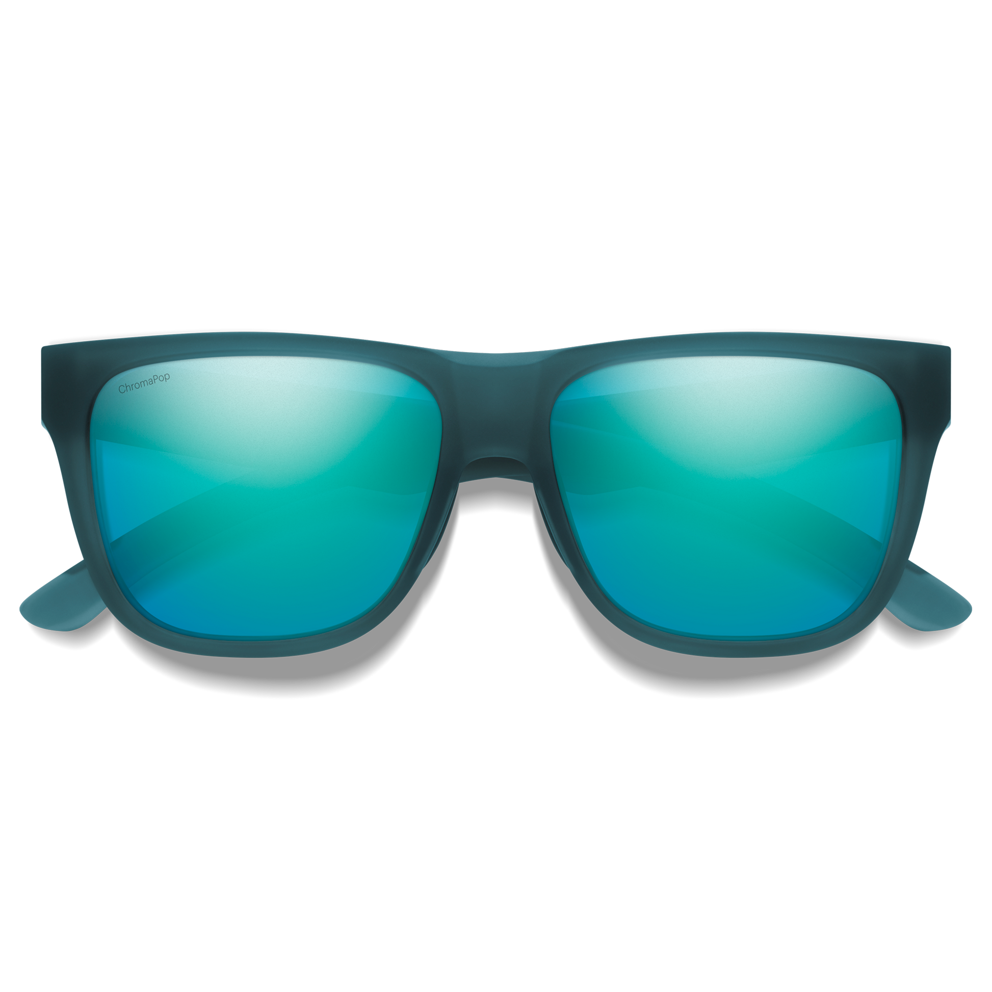 Lowdown 2, Sunglasses + Matte Black | ChromaPop Glass Polarized Blue Mirror