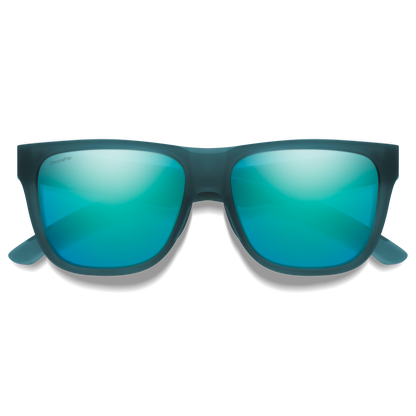 Lowdown 2, Sunglasses + Matte Black | ChromaPop Glass Polarized Blue Mirror