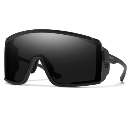 Pursuit, Matte Black | ChromaPop Glacier Photochromic Copper To Gray With Blue Mirror