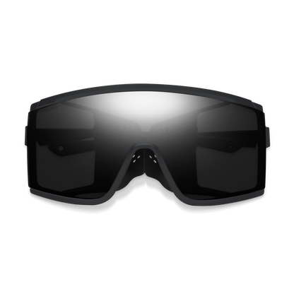 Pursuit, Matte Black | ChromaPop Glacier Photochromic Copper To Gray With Blue Mirror