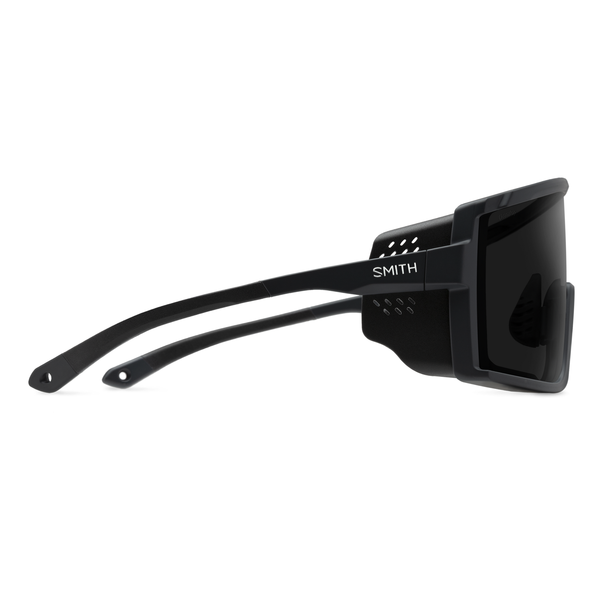 Pursuit, Matte Black | ChromaPop Glacier Photochromic Copper To Gray With Blue Mirror