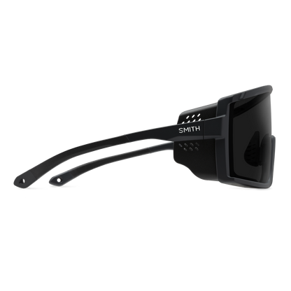 Pursuit, Matte Black | ChromaPop Glacier Photochromic Copper To Gray With Blue Mirror