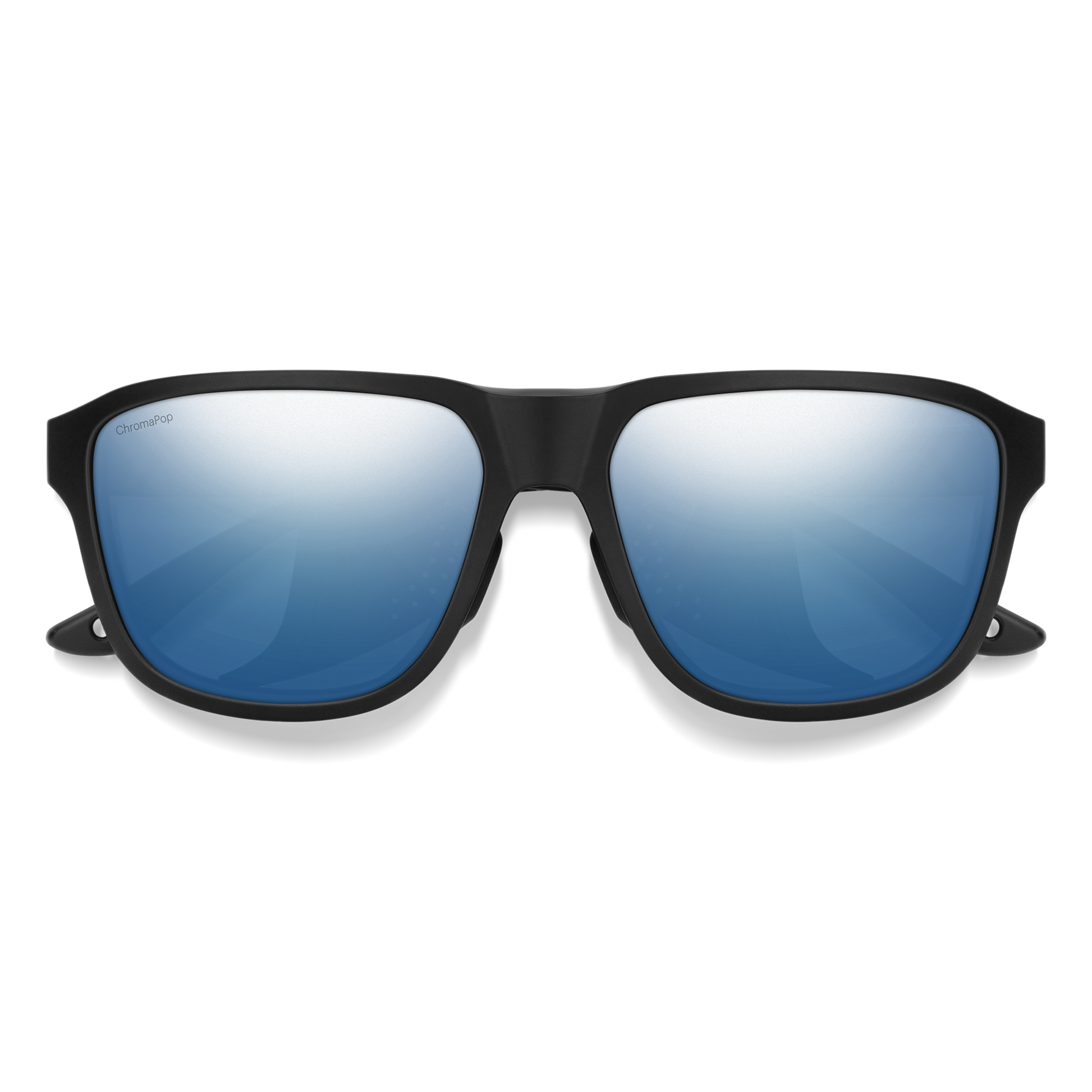 Embark, Sunglasses + Matte Black | ChromaPop Glacier Photochromic Copper Blue Mirror
