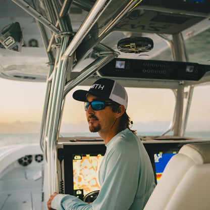 Hookset, Lunettes de soleil + Écaille mate | Verre ChromaPop polarisé vert miroir